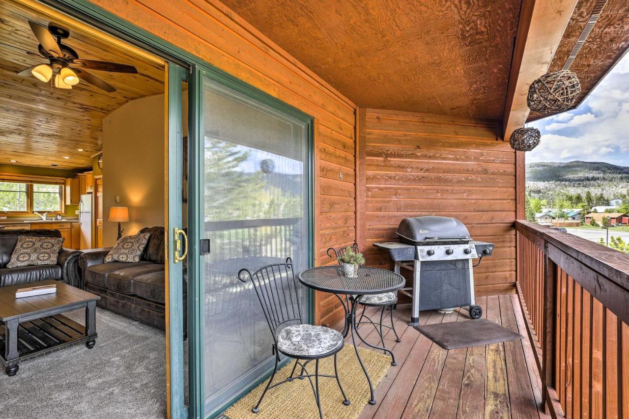 Mountain-View Condo With Deck Walk To Гранд Лейк Екстериор снимка